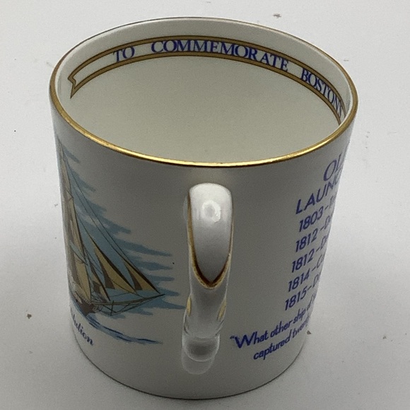 USS Constitution Commemorative Mug - White and Gold - Picture 2 of 9